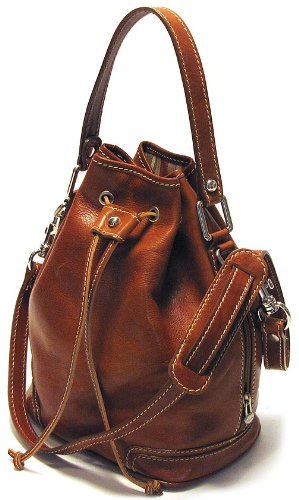 Floto Luggage Soft Lining Ciabatta, Olive/Honey Brown, Small