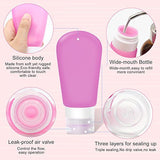 Tsj 2 Oz Squeezable Travel Bottles Tsa Approved Leak Proof Liquid Lotion Containers Small Soft