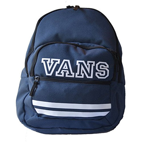 Vans Schooling Pack Laptop Backpack Men'S/ Women'S Navy Blue Ruck Sack Bag