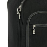 Baggallini 4 Wheel Carry-on, black/charcoal
