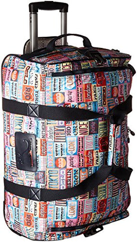 Kipling Women'S Discover Small Printed Wheeled Duffle, Hlloweeked
