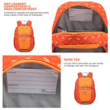 Mountaintop Kids Toddler Backpack,8.7 x 3.7 x 12.2 in (OrangeA)