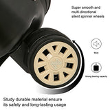 Luggage by LANZZO Aluminum Travel Suitcase Magnesium Alloy with Spinner Wheels Hardshell TSA Lock Approved