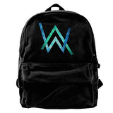 WilliamBurton Alan Walker AW Logo Women Mens School Bag Unique Backpack Fits 14Inch Laptop Travel