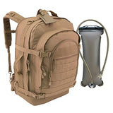 Mercury Tactical Gear Blaze Bugout Bag With Hydration Pack Backpack, Coyote