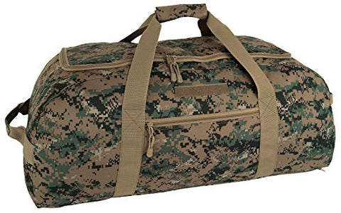 Code Alpha Tactical Gear Giant Duffle/Backpack, Marpat Woodland Digital Camouflage, 9931-Dgc