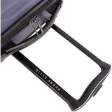 Perry Ellis Delancy Ii 21" Hardside Carry-On Spinner Luggage, Silver