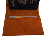Horus'S Eye Handmade Genuine Leather Passport Holder Case Hlt_01