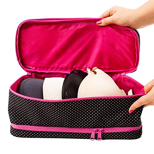 Large Travel Bra Organizer - Versatile Storage Bag For Women On Travel