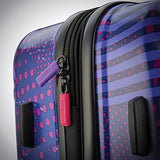 American Tourister Moonlight Hardside 3 Piece Spinner Set 21" 24" And 28" (Purple Storm)