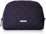 Vera Bradley Large Zip Cosmetic Bag, Classic Navy, One Size