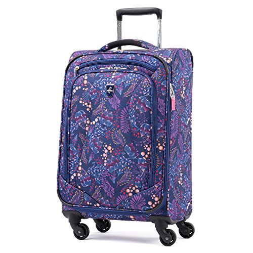 Atlantic Ultra Lite Softsides Carry-on Exp. Spinner, Lulu Navy