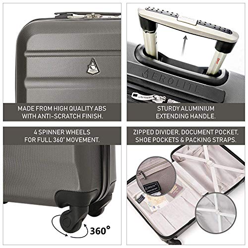 Large Capacity Maximum Allowance 22x14x9 Builtin TSA Airline Approved