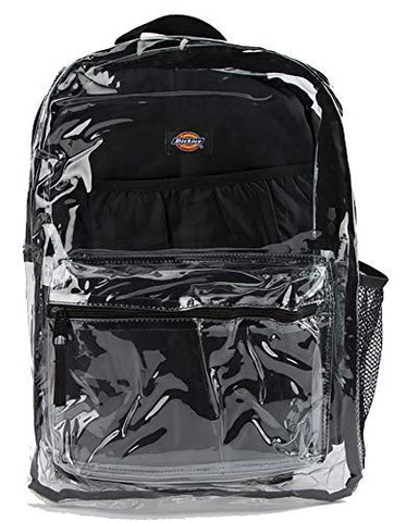 Dickies Clear Student Fashion Backpack Black, One Size