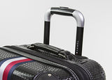 Tommy Hilfiger Basketweave 28" Expandable Hardside Spinner, Black