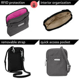 Baggallini Bryant Smartphone Pouch, Charcoal, One Size