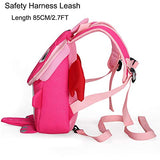 Cute Dinosaur Toddler Backpack for Girls Safety Harness Kids Preschool Rucksack