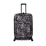 World Traveler 4-Piece Rolling Expandable Spinner Luggage Set, Paisley