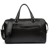BOSTANTEN Genuine Leather Duffel Travel Weekender Overnight Bag Gym Sports Tote Duffle Bags for Men