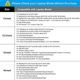 MOSISO Laptop Shoulder Bag Compatible with MacBook Pro/Air 13 inch, 13-13.3 inch Notebook Computer, Polyester Flapover Briefcase Sleeve Case, Space Gray