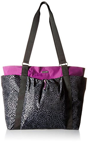 Baggallini Women'S Have It All Weekender, Pewter Floral Multi