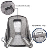 Oscaurt Business Travel Backpack, Laptop Backpack College School Bookbag With Usb Charging Port For