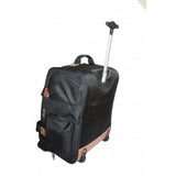 BoardingBlue Rolling Personal Item for Alaska, Delta,Virgin Australian, Sun Country (Black)