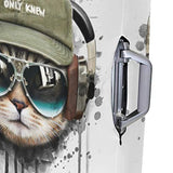 Luggage Cover Cool Music Cat Suitcase Protector Travel Luggage 18-32 Inch