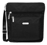 Baggallini Pocket Lightweight Crossbody Bag–Spacious, Water-Resistant Travel Purse With Rfid