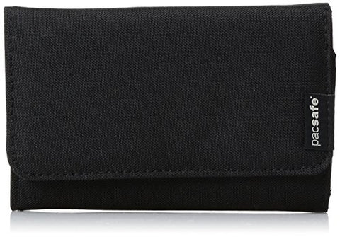 Pacsafe Rfidsafe Lx100 Anti-Theft Rfid Blocking Wallet, Black