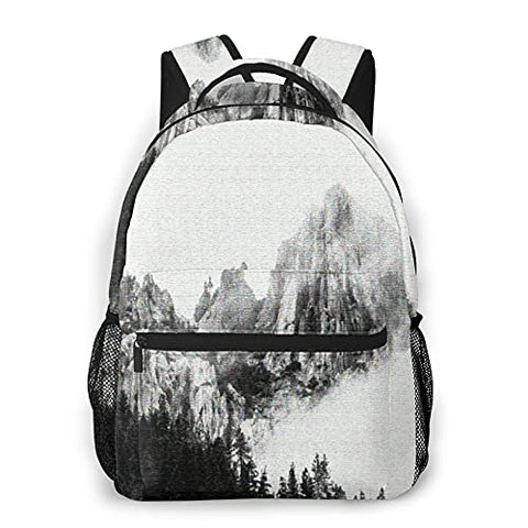 Multi leisure backpack,Castle Crags State Park Far Northern With Tre, travel sports School bag for adult youth College Students