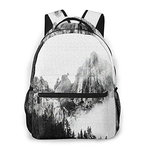 Multi leisure backpack,Castle Crags State Park Far Northern With Tre, travel sports School bag for adult youth College Students