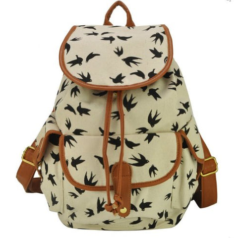 Chariot Trading - Backpack For Girl School Rucksack Shoulder Charming Bags