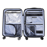 Travelpro Crew 11 21" Hardside Spinner, Obsidian Black/ Blue Interior