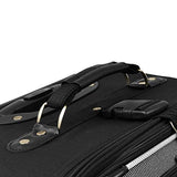 U.S. Traveler New Yorker 4-Piece Luggage Set in Silver Gray