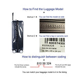 Luggage Cover Protector Clear Pvc With Black Zipper For Rimowa Salsa