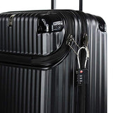 Cloe Carry-On 20 inch Business Hardcase Luggage in Black Color
