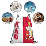 COCOCHILLA Ka-p_p_a 1911 KAP A_l-p-ha P_s-i Drawstring Backpack Sackpack String Bag Cinch Nylon Beach Bags for Gym Shopping Sport Yoga Packet