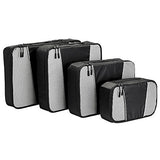 Travel Packing Cubes - 4 Set Lightweight Travel Luggage Packing Organizers -Small, Medium, Large and Extra Large