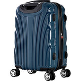 Olympia Usa Vortex Hardside Spinner Luggage Set (Icy Blue)