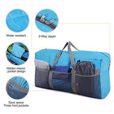 REDCAMP 96L Extra Large Duffle Bag Lightweight, Water Resistant Travel Duffle Bag Foldable for Men Women, Blue