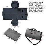 BUG Garment Bags, Convertible Garment Bag with Shoulder Strap, Shoes Compartment, Carry on Travel Suit Bags, 2 in 1 Garment Duffle Bag for Men Women Weekender Bag