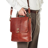 Will Leather Goods Signature Leather Bag Collection Cognac Ernest North-South Crossbody