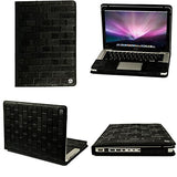 Vangoddy Executive Black Folio + Navy Blue Backpack For Macbook Pro 13Inch (2012-Early 2016)