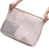 JJ POWER Lightweight Travel Packing Cubes –Multi function, Durable 6 Piece (Cream)