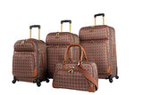 Rosetti Lighten Up Luggage Set 4 Piece Expandable Softside Suitcase With Spinner Wheels (Lighten Up