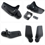 Super Ma 360 Swivel Luggage Mute Wheel Suitcase Replacement Repair Wheels 001 (Back Wheel Pair)