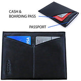 Dash Co. Passport Wallet : Minimalist RFID Sleeve for Travel Stops Electronic Pick Pocketing