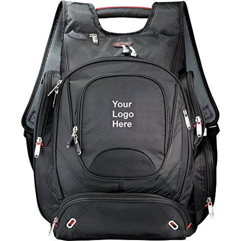 Elleven Checkpoint Friendly Computer Backpack - 12 Qty - 102.03 Each - Promotional Product Black