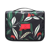 GHP 9.45"x7.87"x3.74" Multi-Colored Polyester Hanging Toiletry Travel Kit Organizer